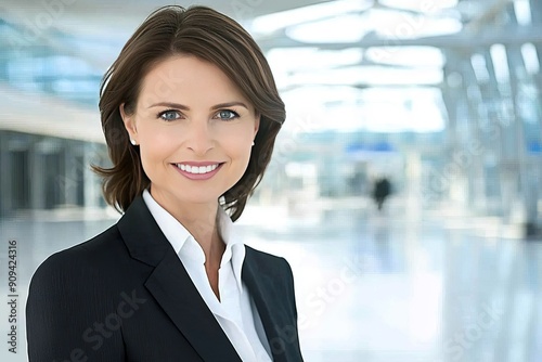Professional Portrait of Confident Businesswoman 