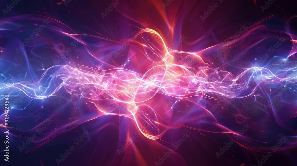 Quantum photon interference, light pattern, dynamic wave interactions, subatomic particles, uhd, copy space for text, Quantum photon interference, light pattern, dynamic wave interactions, subatomic particles, uhd, copy space for text,