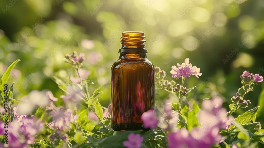 Essential Natural Oil Essence for Aromatherapy in a Bottle Essential Natural Oil Essence for Aromatherapy in a Bottle