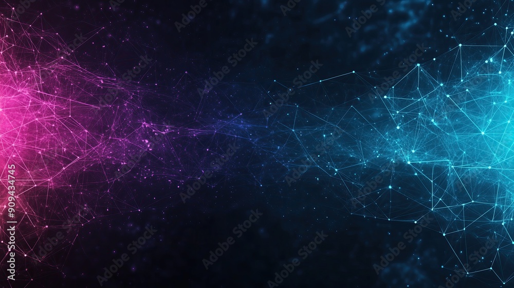 Abstract Starry Network Background with Copy Space - Digital Art for Technology and Sci-Fi Designs Abstract Starry Network Background with Copy Space - Digital Art for Technology and Sci-Fi Designs