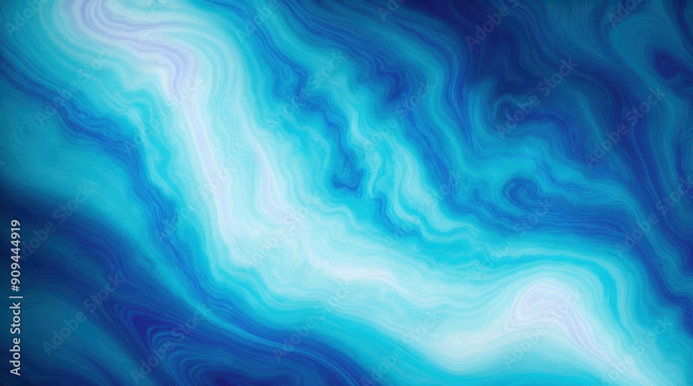 Tranquil backdrop with ethereal blue swirls in a marbled pattern Tranquil backdrop with ethereal blue swirls in a marbled pattern