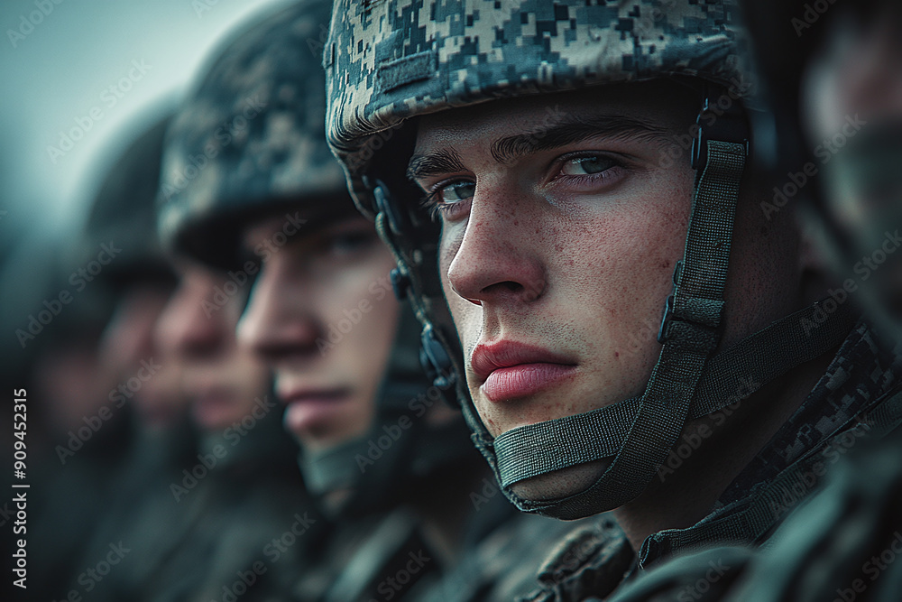 Photograph of a Military Base with Soldiers Training: Featuring preparation for combat. Photograph of a Military Base with Soldiers Training: Featuring preparation for combat.