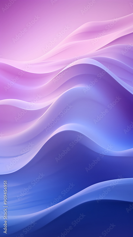 Digital purple and blue mountains wave abstract graphic poster background Digital purple and blue mountains wave abstract graphic poster background