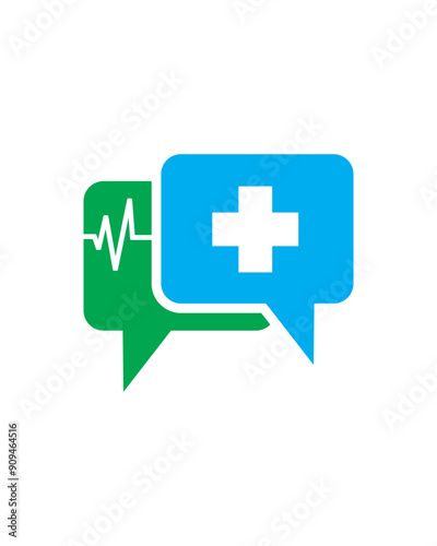 medical communication logo , clinic logo