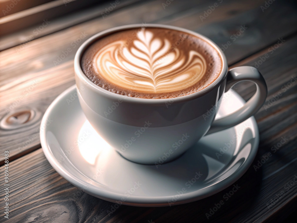 Latte white cup Latte white cup