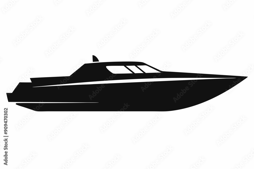 speed boat icon, speed boat silhouette vector collection speed boat icon, speed boat silhouette vector collection