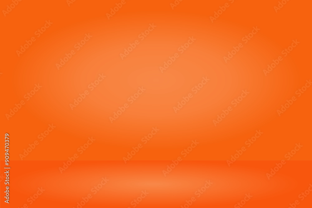 empty 3d studio room background in orange gradient color,Smooth blur background like in a room with spot lights shining on the floor or on the stage,Vector illustration empty 3d studio room background in orange gradient color,Smooth blur background like in a room with spot lights shining on the floor or on the stage,Vector illustration
