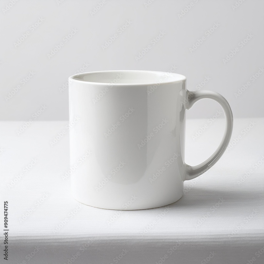 White Mug Mockup With White Background White Mug Mockup With White Background