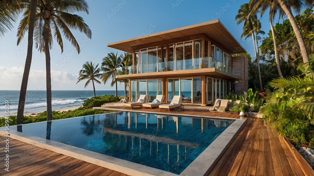 Fototapeta premium A luxurious house