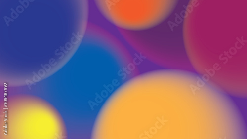 vector about overlapping circle gradients