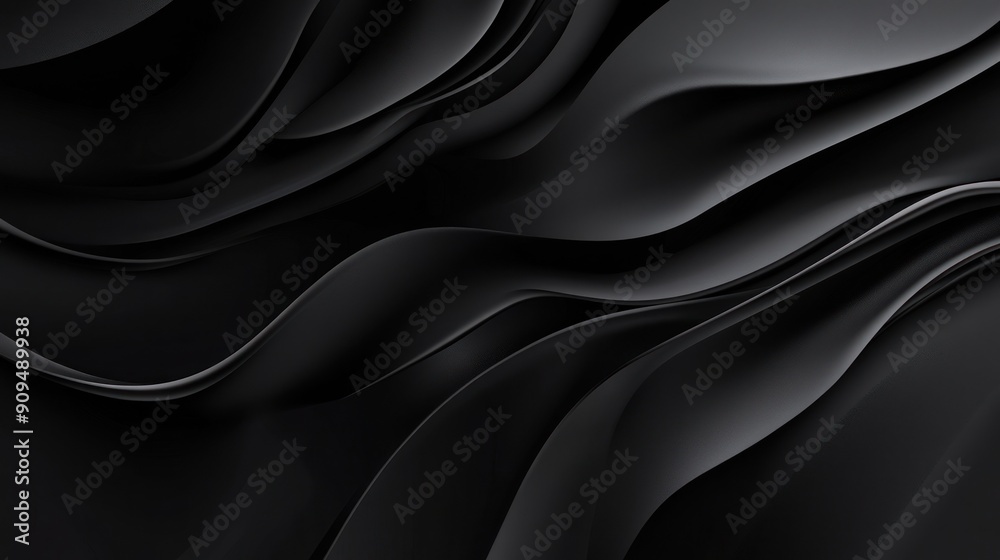 Abstract Black Wave Pattern Abstract Black Wave Pattern