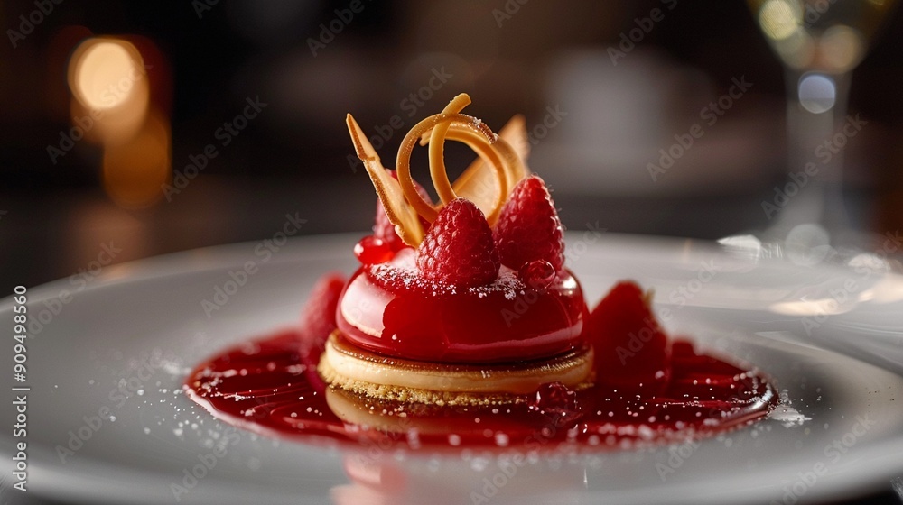 Luxurious dessert creations, pastry chef's masterpieces, opulent presentation Luxurious dessert creations, pastry chef's masterpieces, opulent presentation