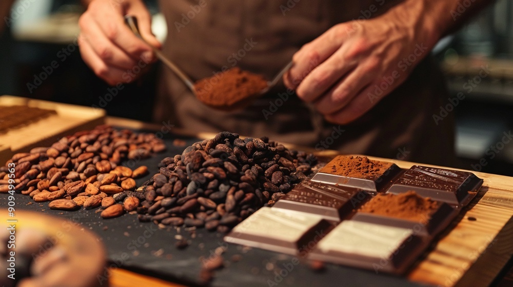 Craft chocolate tasting, bean to bar journey, cocoa discovery Craft chocolate tasting, bean to bar journey, cocoa discovery