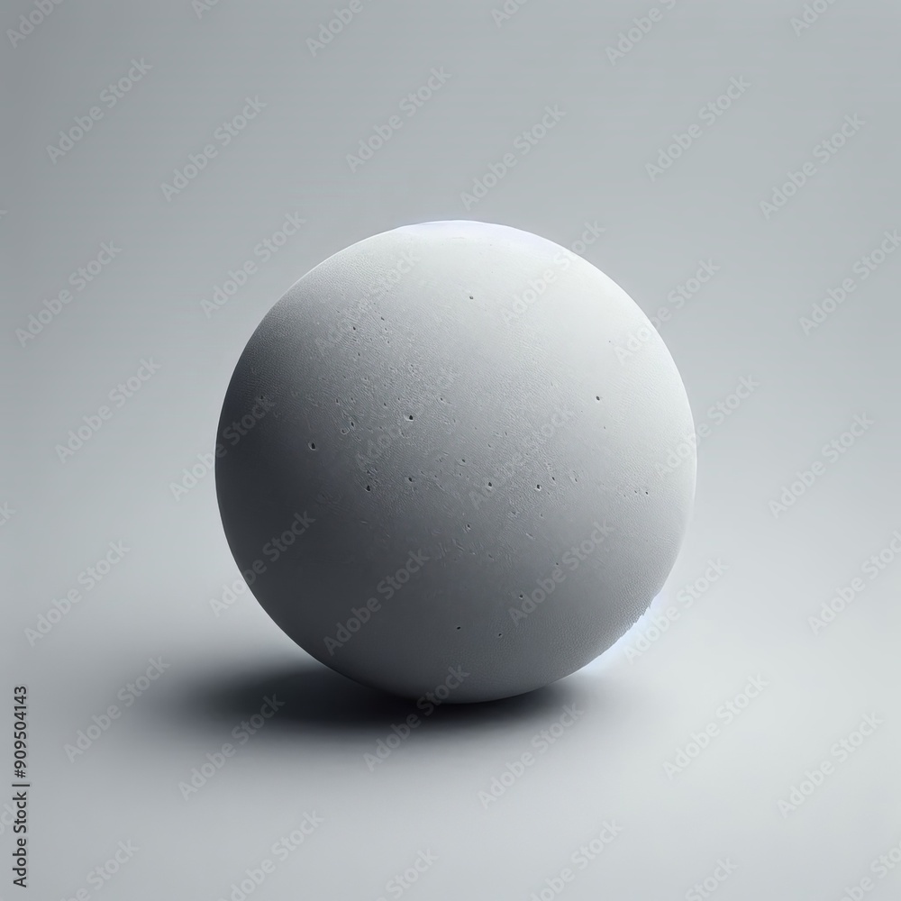 Shiny white grey sphere casting soft shadow, blank 3D oval Shiny white grey sphere casting soft shadow, blank 3D oval