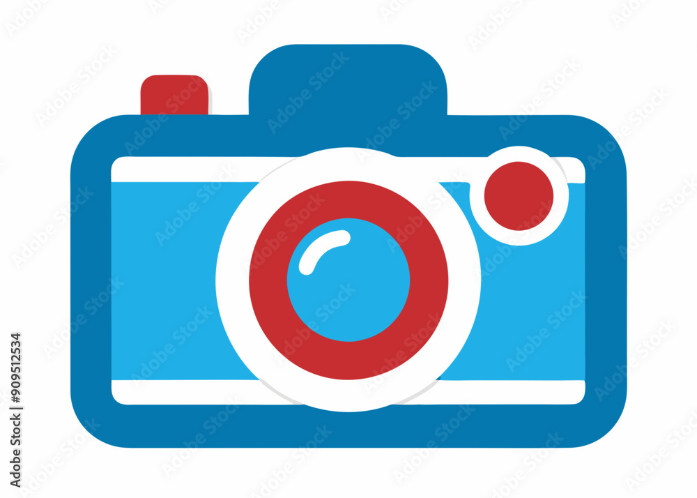 Camera Shape Icons: Vector Art & Flat Style Illustrations Camera Shape Icons: Vector Art & Flat Style Illustrations