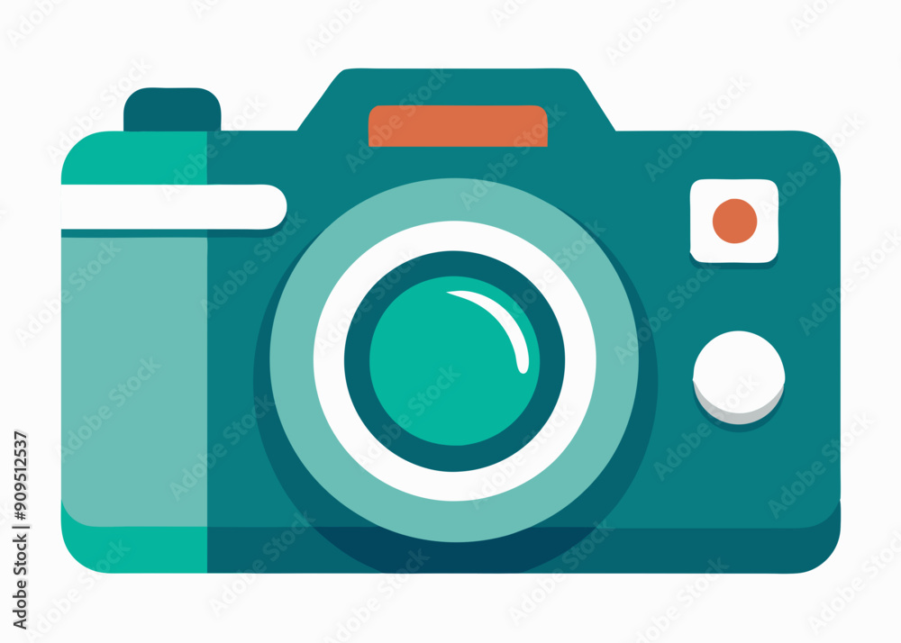 Camera Shape Icons: Vector Art & Flat Style Illustrations Camera Shape Icons: Vector Art & Flat Style Illustrations