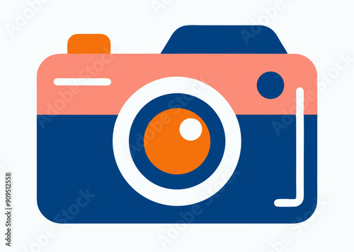 Camera Shape Icons: Vector Art & Flat Style Illustrations