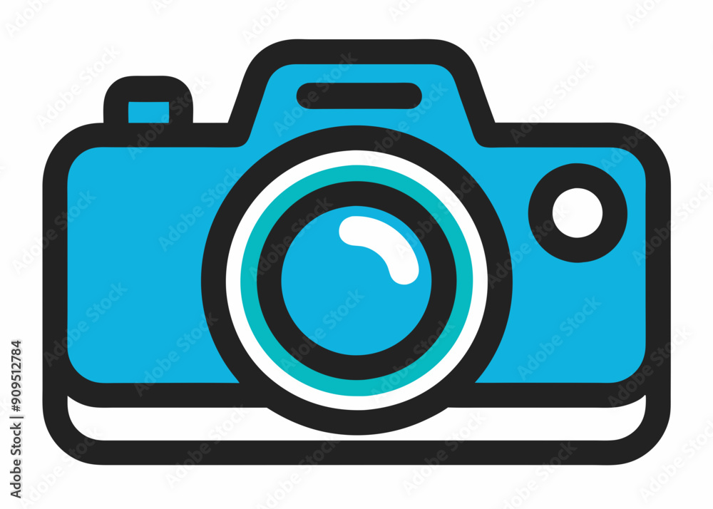 Camera Shape Icons: Vector Art & Flat Style Illustrations Camera Shape Icons: Vector Art & Flat Style Illustrations