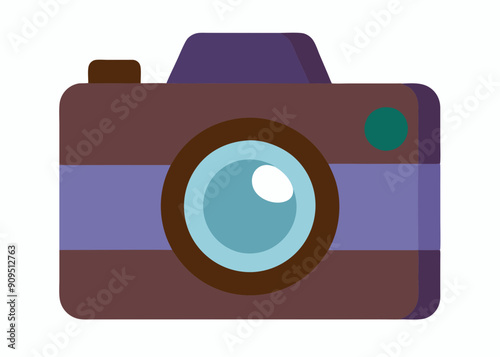 Camera Shape Icons: Vector Art & Flat Style Illustrations