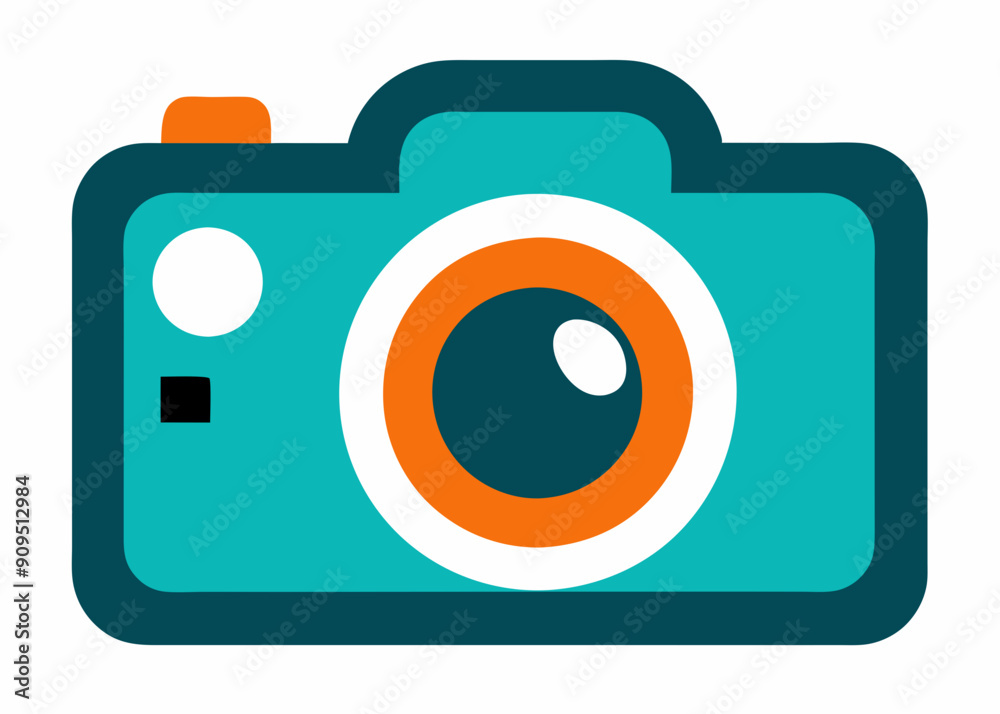 Camera Shape Icons: Vector Art & Flat Style Illustrations Camera Shape Icons: Vector Art & Flat Style Illustrations