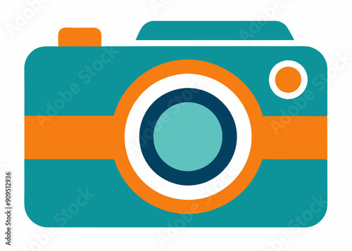 Camera Shape Icons: Vector Art & Flat Style Illustrations
