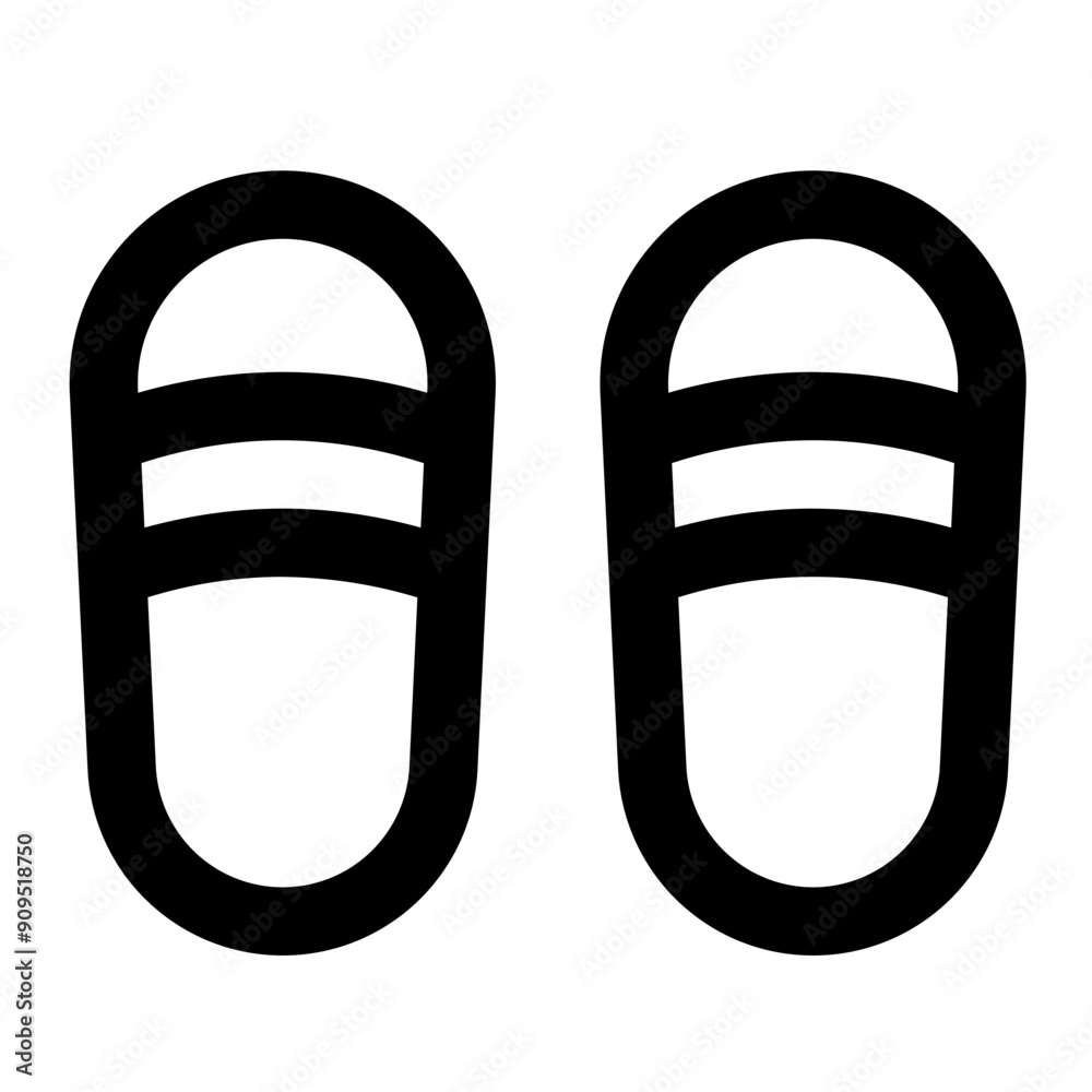 slipper icon for illustartion slipper icon for illustartion