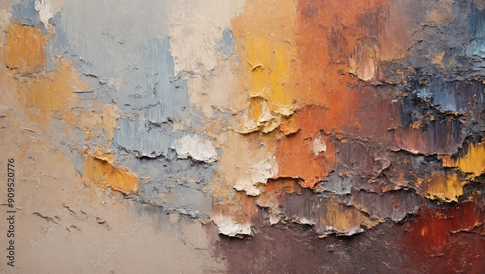 Earthy Hues Texture: Abstract acrylic painting with a palette of brown, orange, and blue hues. Perfect for backgrounds and artistic compositions. Earthy Hues Texture: Abstract acrylic painting with a palette of brown, orange, and blue hues. Perfect for backgrounds and artistic compositions.