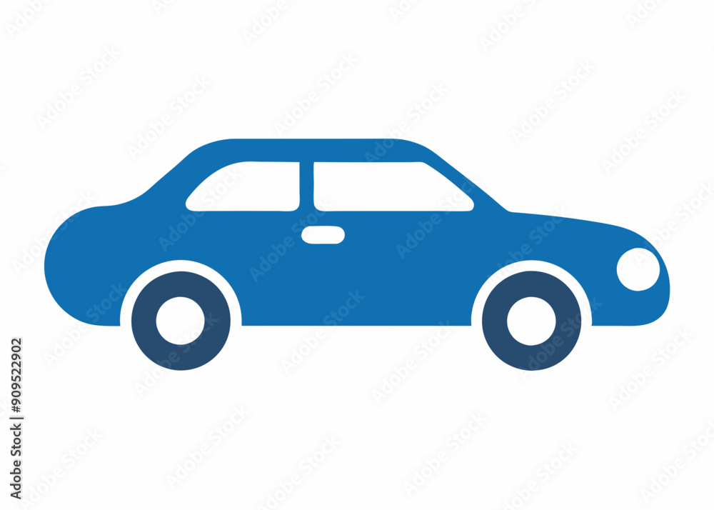 Vector Car Illustrations: Simple Top View & Graphic Art Vector Car Illustrations: Simple Top View & Graphic Art