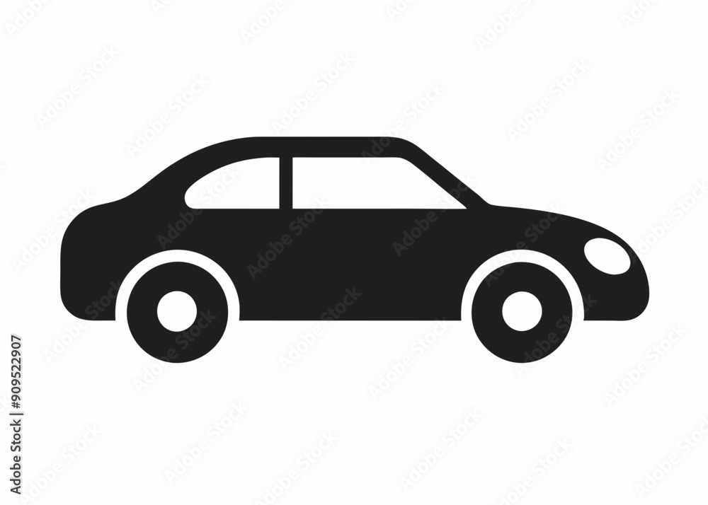 Vector Car Illustrations: Simple Top View & Graphic Art Vector Car Illustrations: Simple Top View & Graphic Art