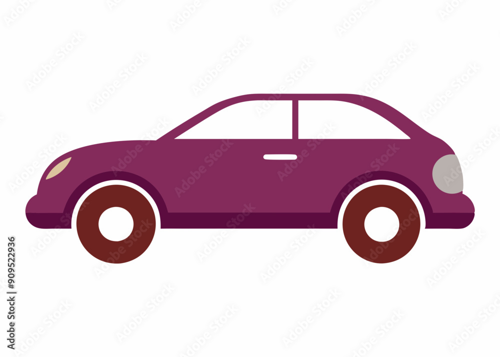 Vector Car Illustrations: Simple Top View & Graphic Art Vector Car Illustrations: Simple Top View & Graphic Art