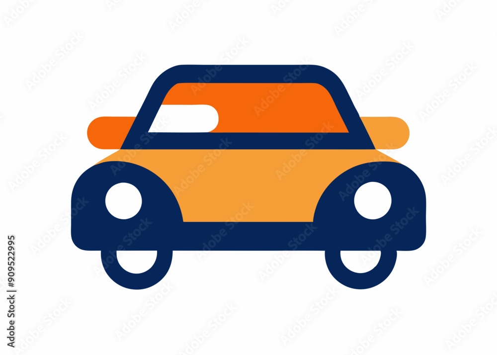 Vector Car Illustrations: Simple Top View & Graphic Art Vector Car Illustrations: Simple Top View & Graphic Art