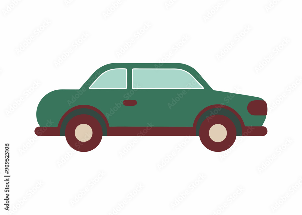 Vector Car Illustrations: Simple Top View & Graphic Art Vector Car Illustrations: Simple Top View & Graphic Art