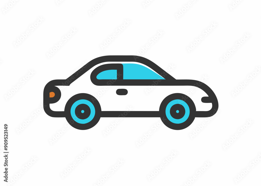 Vector Car Illustrations: Simple Top View & Graphic Art Vector Car Illustrations: Simple Top View & Graphic Art