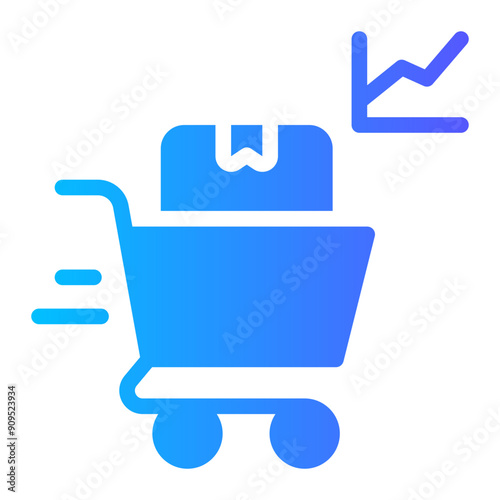 prospecting gradient icon