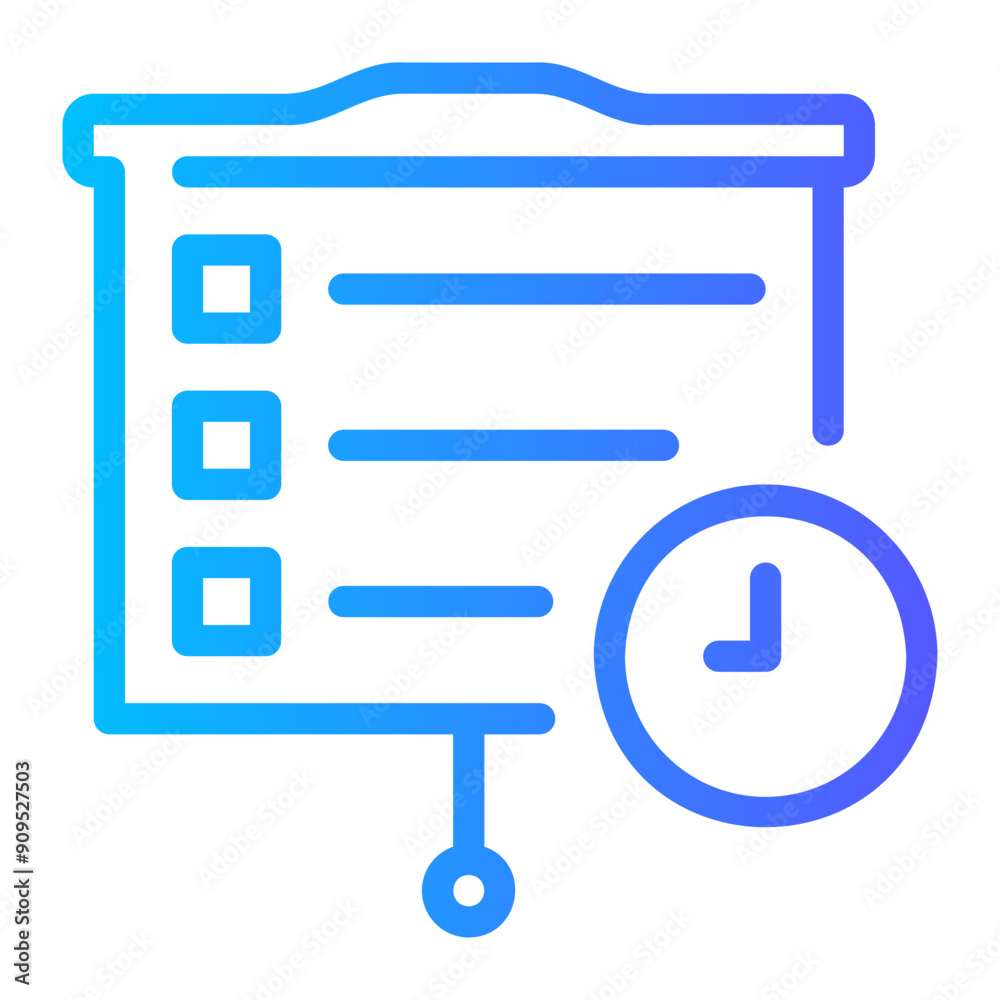 agenda gradient icon agenda gradient icon