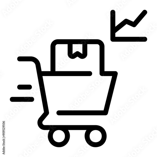 prospecting line icon