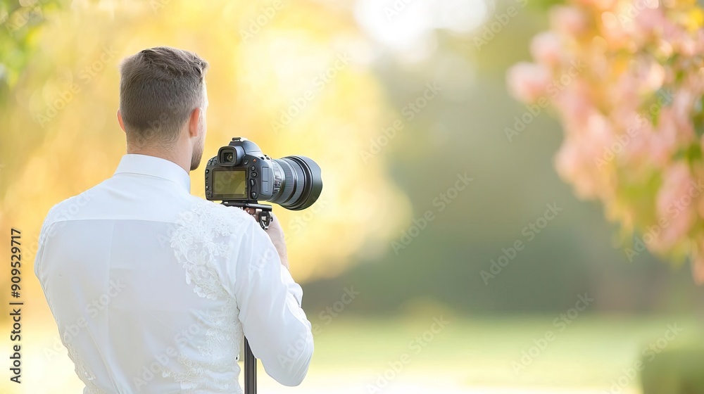 A high-resolution photo of a wedding photographer capturing moments, clean and professional. A high-resolution photo of a wedding photographer capturing moments, clean and professional.