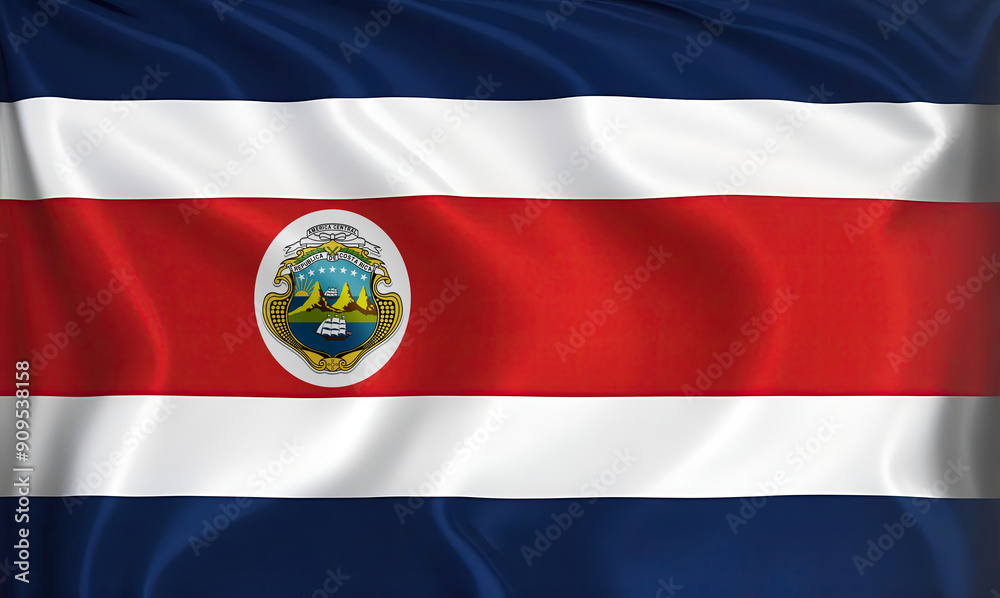 costa rican flag for national Day or Independence Day of costa rica costa rican flag for national Day or Independence Day of costa rica