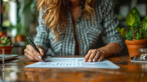 A person reviewing their retirement savings plan with an advisor