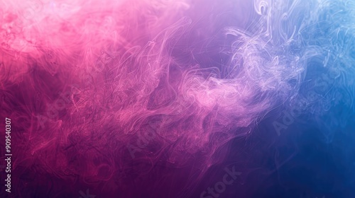 Abstract Cloud Texture with Gradient of Pink and Blue Colors