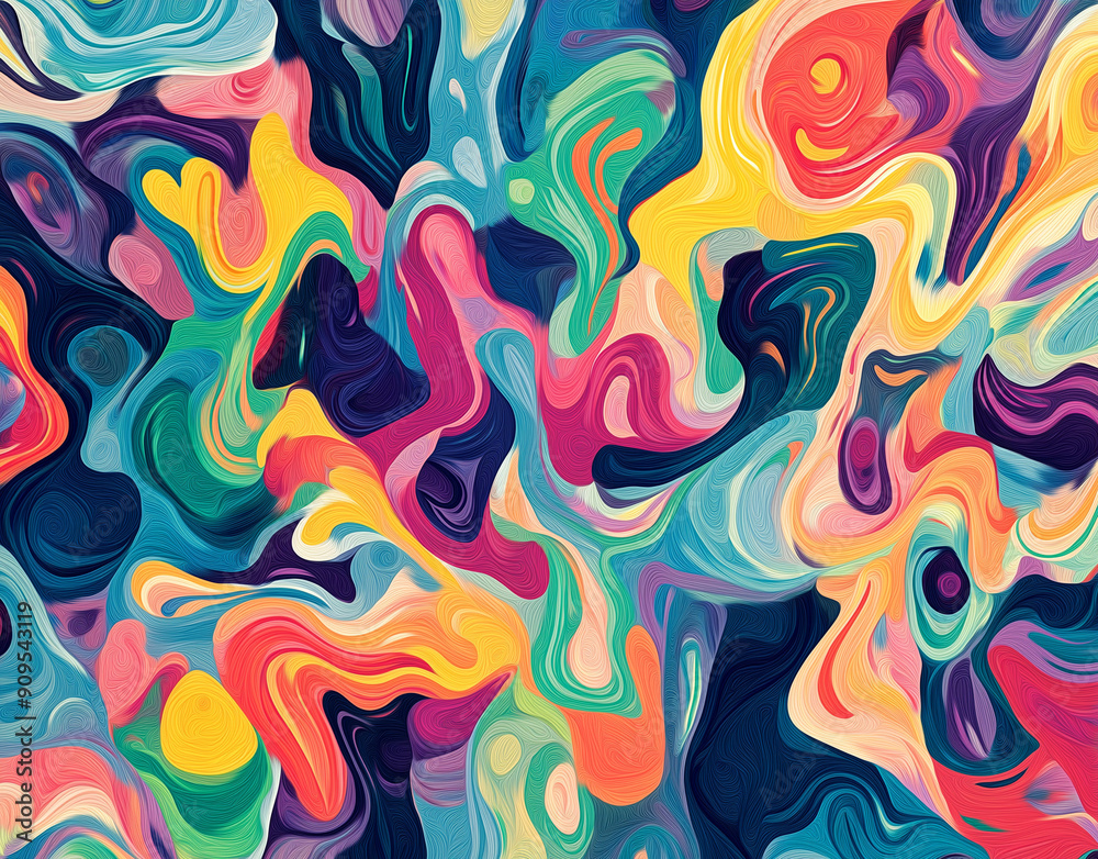 A pastel digital painting of an abstract pattern, with swirling colors and intricate shapes A pastel digital painting of an abstract pattern, with swirling colors and intricate shapes