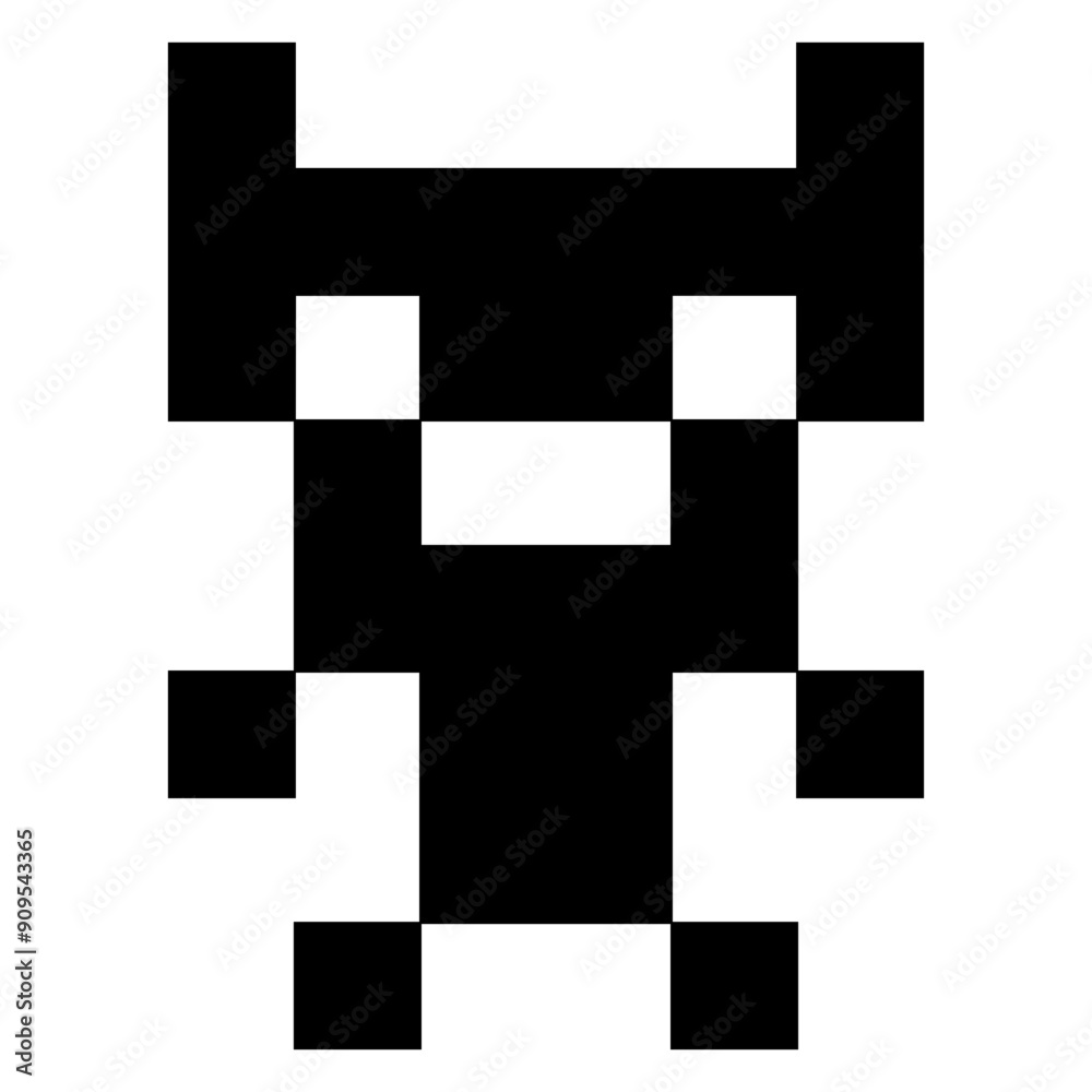 8-Bit Pixel Tamagochi Icon 8-Bit Pixel Tamagochi Icon