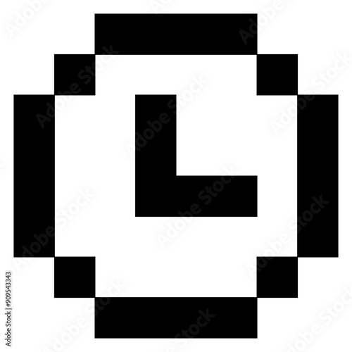 8-Bit Pixel Tamagochi Icon