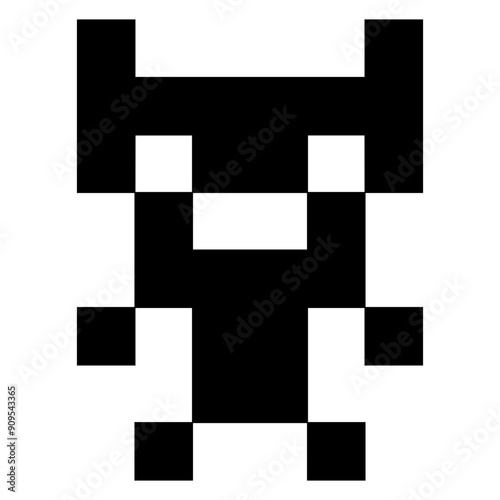 8-Bit Pixel Tamagochi Icon