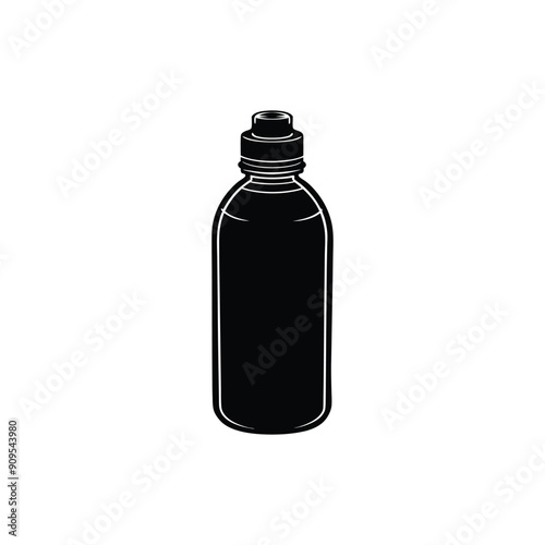 water bottle silhouette