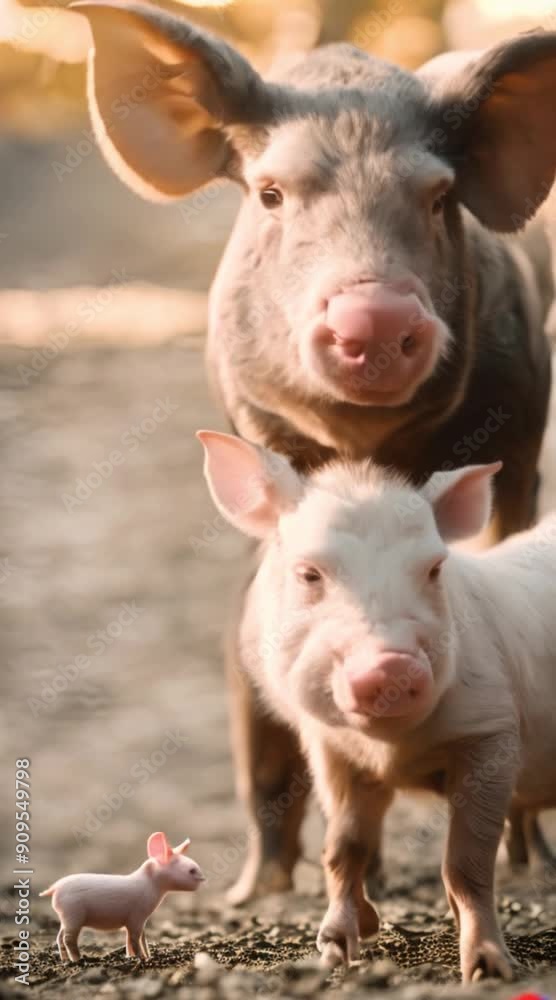 two pigs in a farm two pigs in a farm