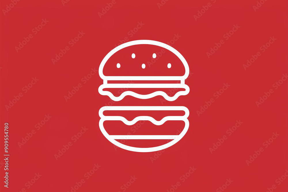 Cartoon burger set. Burger, outline, silhouette on white background. hamburger icon. Hand drawn set of vector burger logos on white background. Generated with Ai. Cartoon burger set. Burger, outline, silhouette on white background. hamburger icon. Hand drawn set of vector burger logos on white background. Generated with Ai.