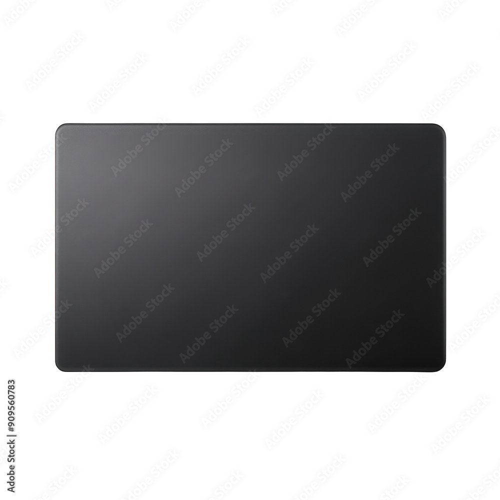 Blank black card front view isolated on transparent background Blank black card front view isolated on transparent background