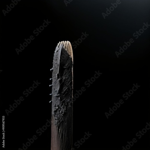 charcoal toothbrush a toothbrush with bristles infused with char photo