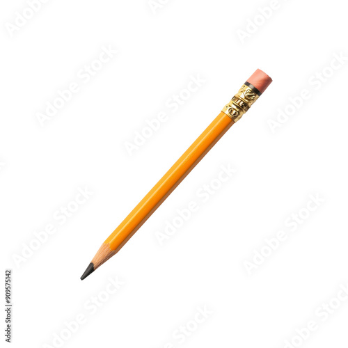 A Brand-New Pencil, Isolated On A White Background photo